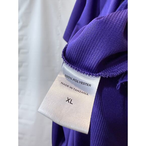 Ross Distribution Center Shirt Solid Purple XL Port Authority Polo Short Sleeve - Picture 3 of 5